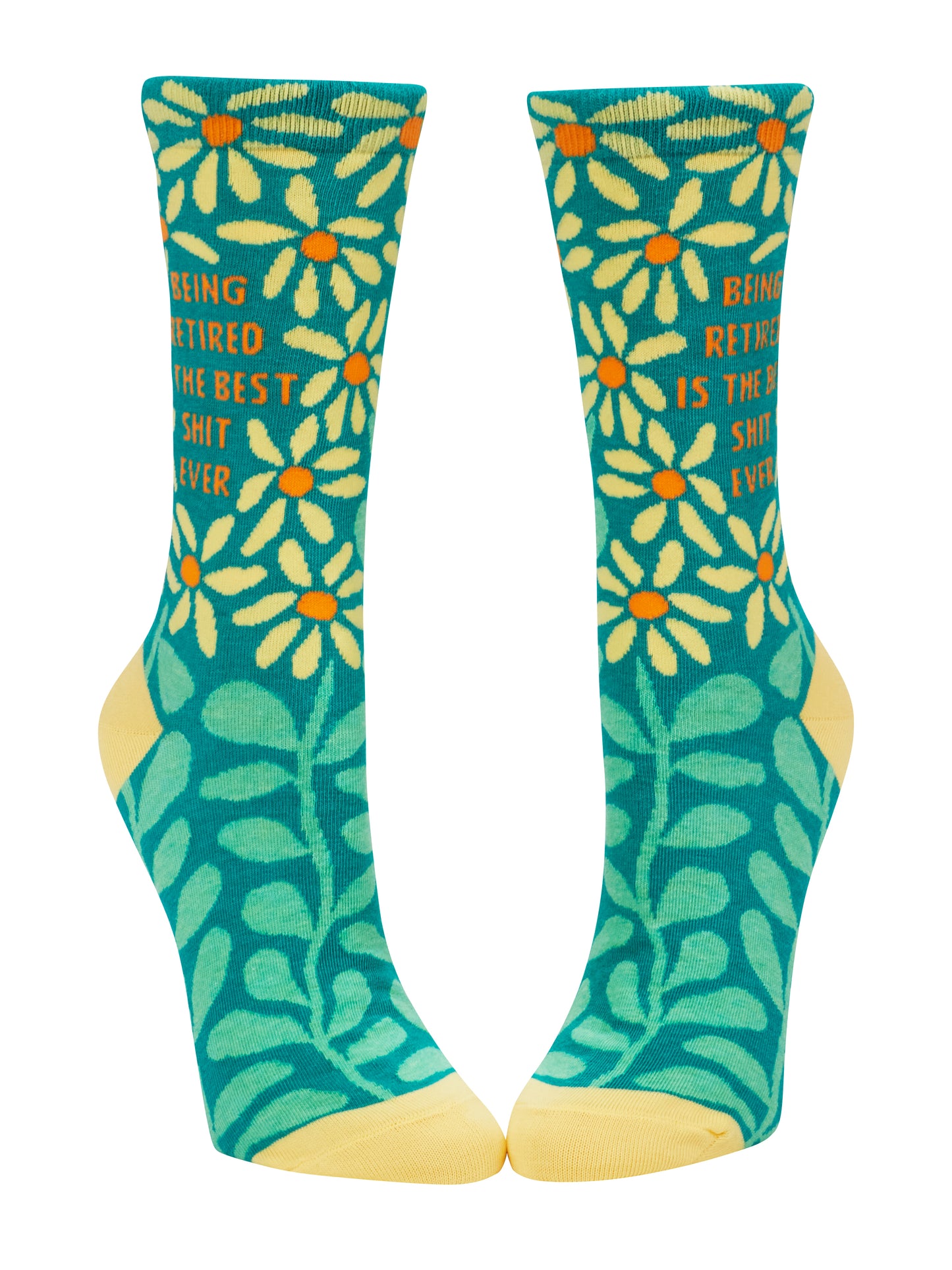 Women's Crew Socks Retired Is Best Shit