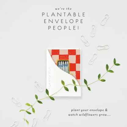 Sardines Sprout Mini Greeting Card