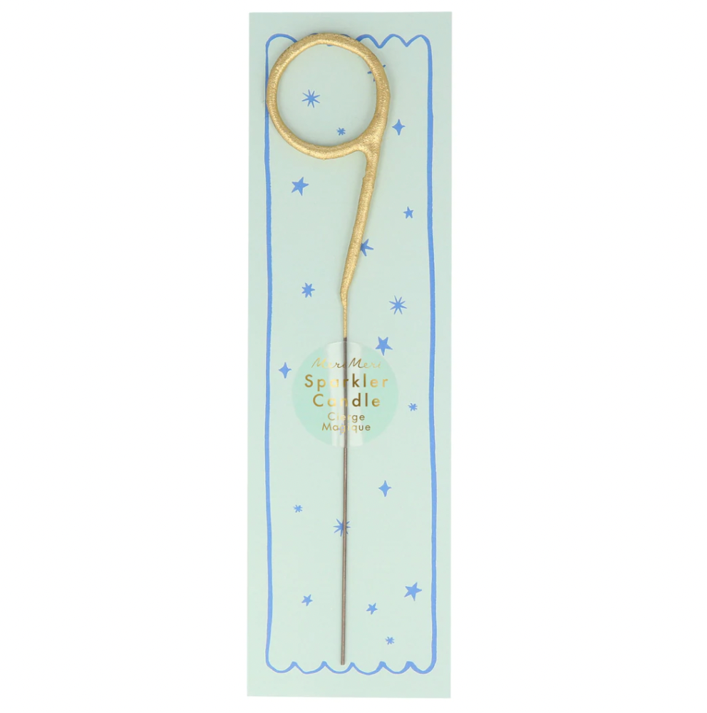 Gold Sparkler Number 9