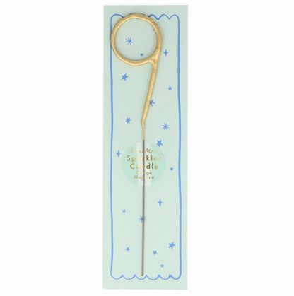 Gold Sparkler Number 9