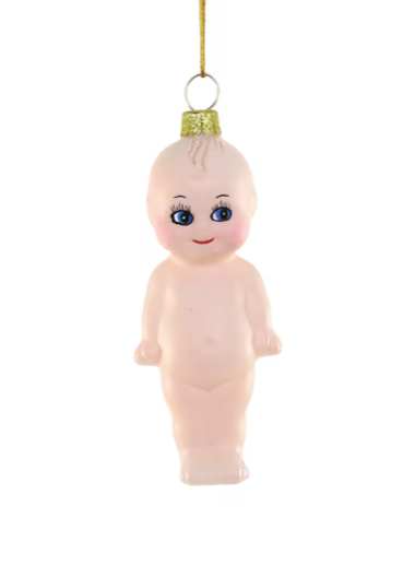 Kewpie Doll Glass Ornament