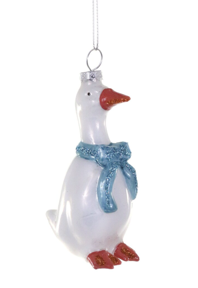 Country Goose Ornament