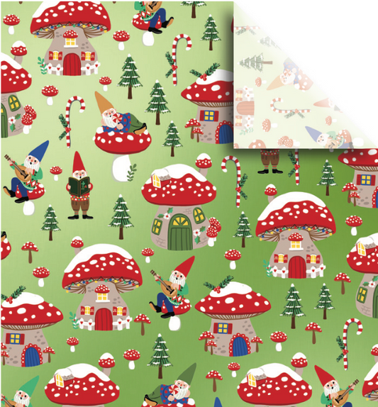 Holiday Gnomes Printed Tissue