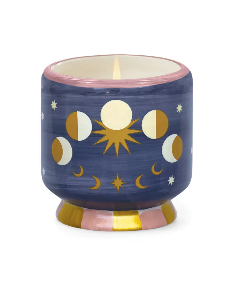 A Dopo Handpainted "Moon Phases" Ceramic - Jasmine & Rose