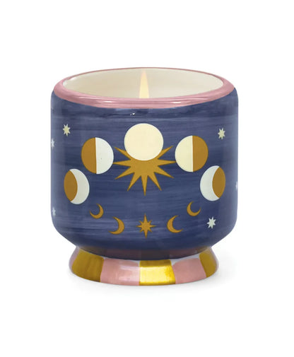 A Dopo Handpainted "Moon Phases" Ceramic - Jasmine & Rose