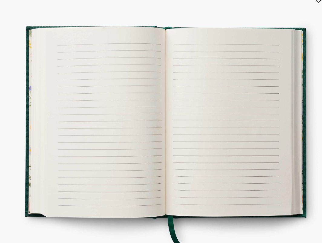 There Are Always Flowers Embroidered Journal