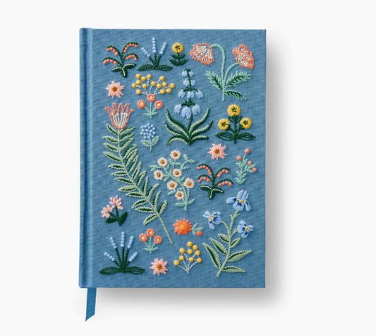 Menagerie Garden Embroidered Journal