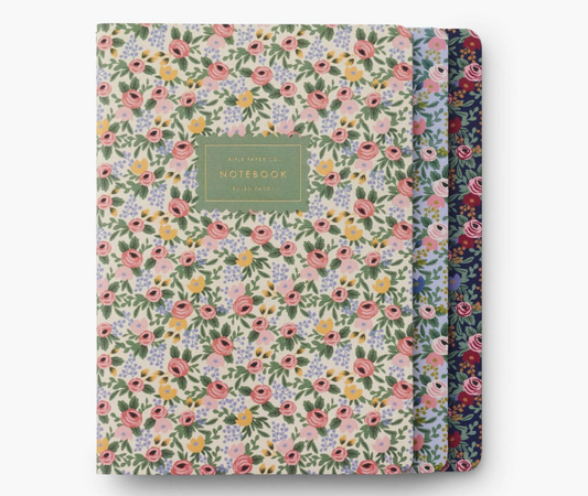 Assorted Set of 3 Rosa Notebooks
