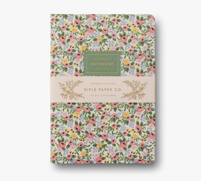 Assorted Set of 3 Rosa Notebooks