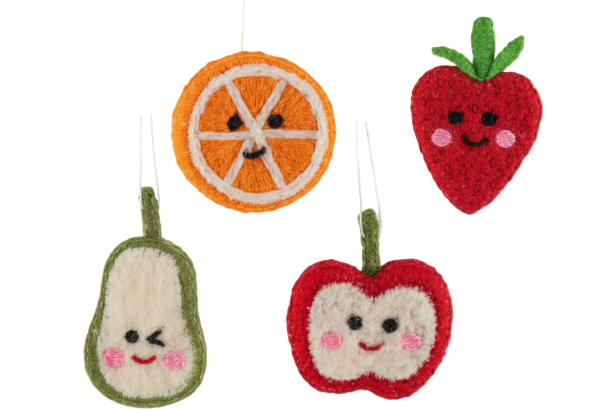 Felt Fruit slice Ornament