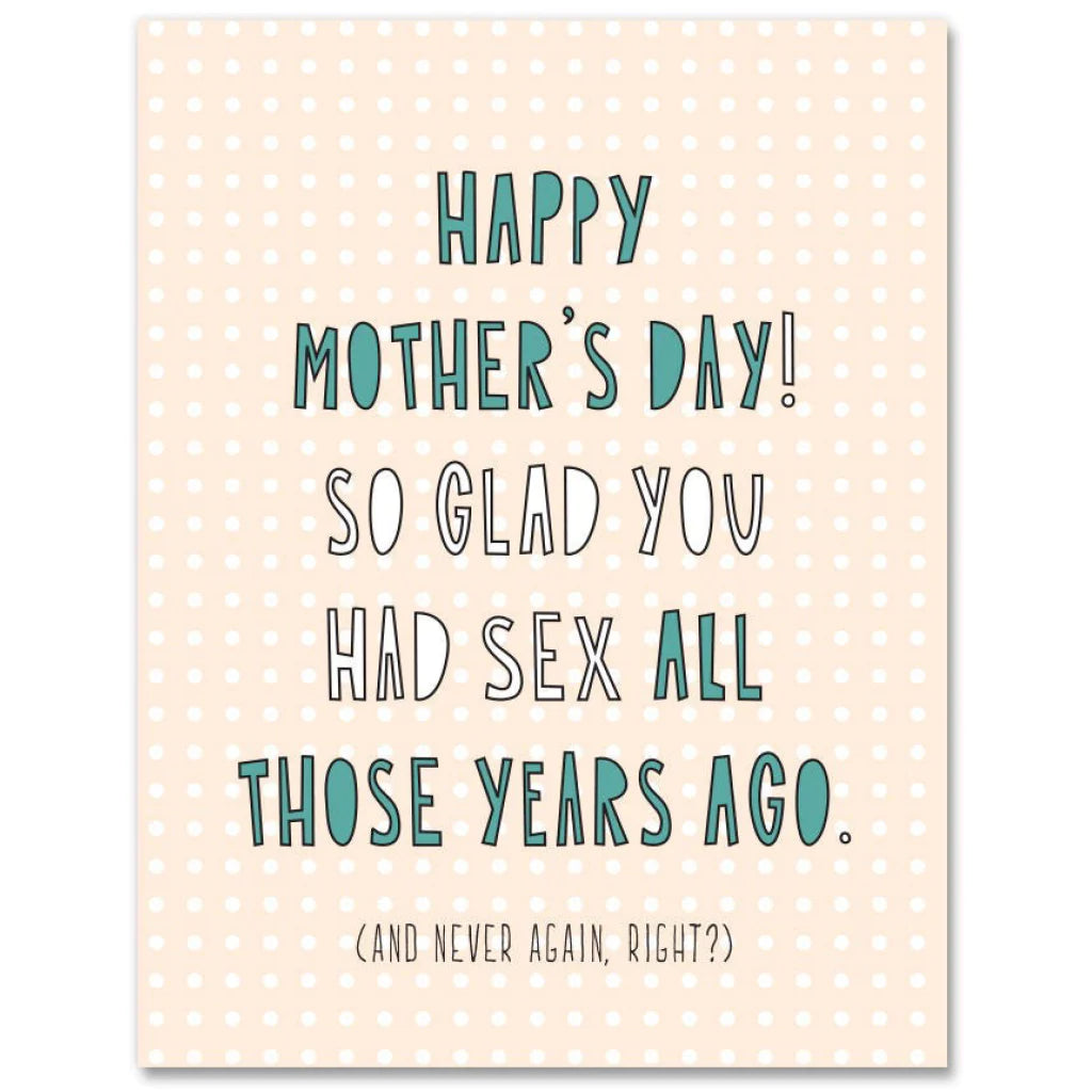 Mother's Day Sex Card