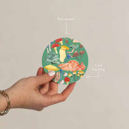 Shrooms Seedlings Coaster