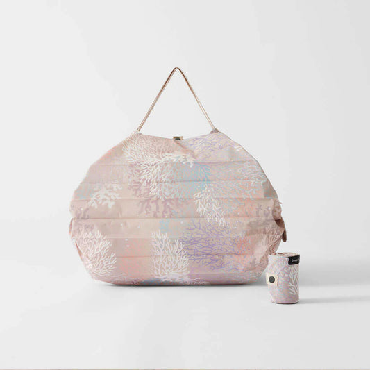 Shupatto Recycled Jewels Of The Sea Collection Medium Coral Reefs Reusable Bag