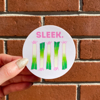 S3 Sleek Leek Sticker
