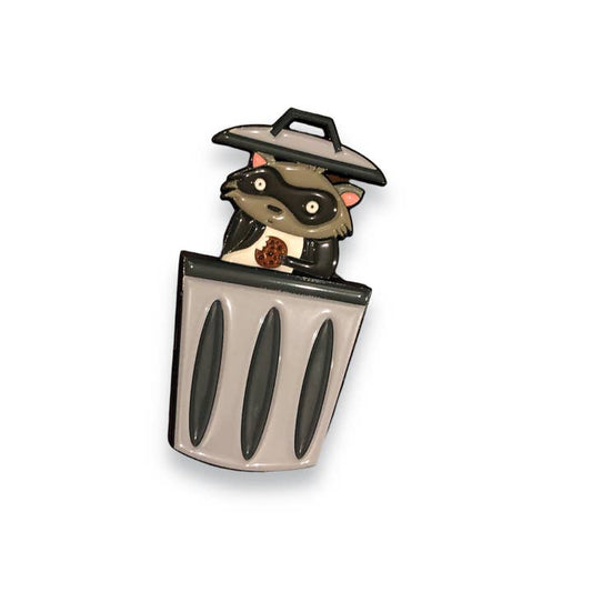 @11 Sliding Raccoon Interactive Pin