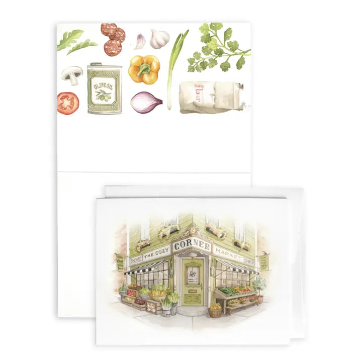 Small Town Corner Store Card