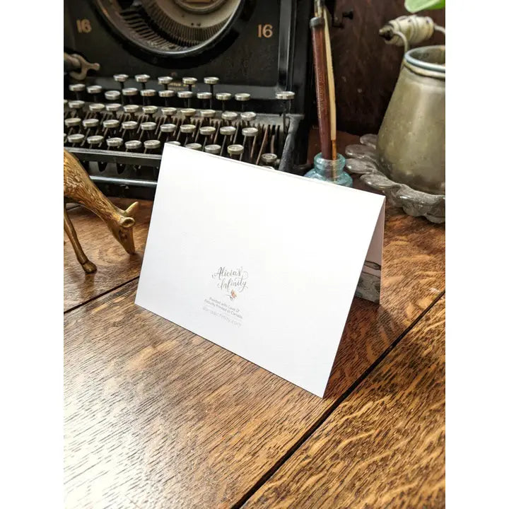 Small Town Greenhouse Florist Card