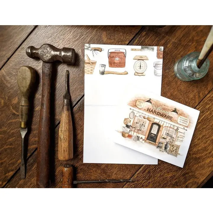 Small Town Vintage Hardware Store Card