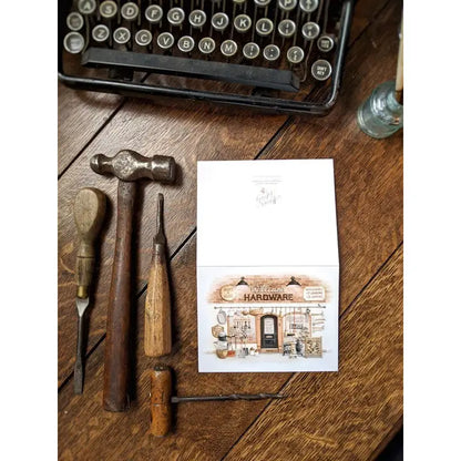 Small Town Vintage Hardware Store Card