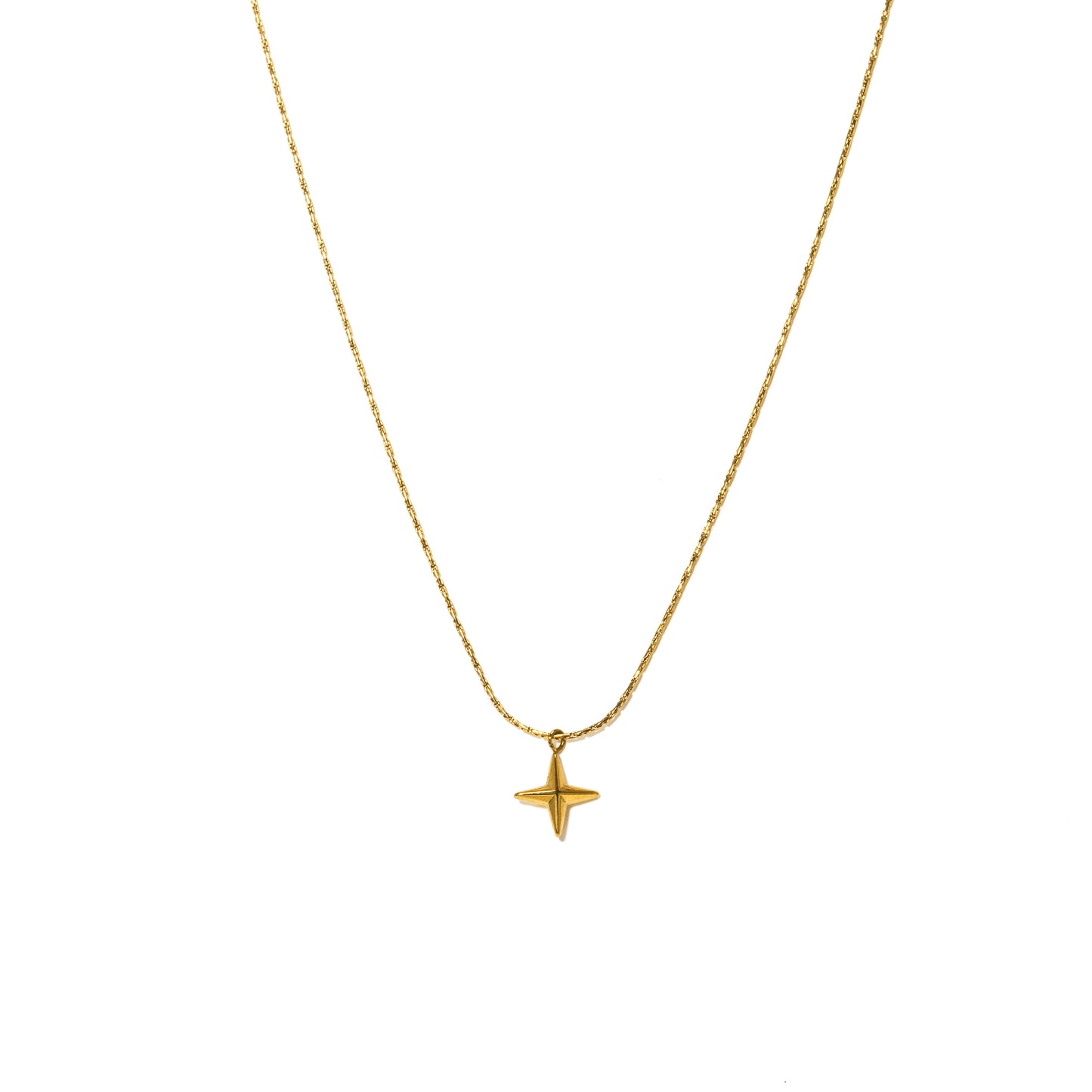 Starboard Charm Necklace Gold