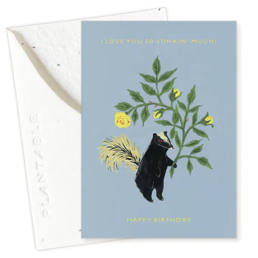 Stinker Sprout Mini Greeting Card