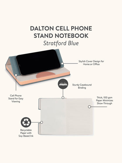 Stratford Blue Dalton Cell Phone Stand Notebook