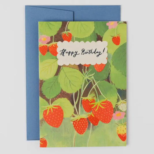 Strawberry Birthday Card