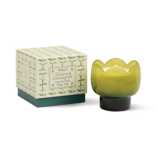 Verbena + Lemongrass Tulip 5.5oz Candle