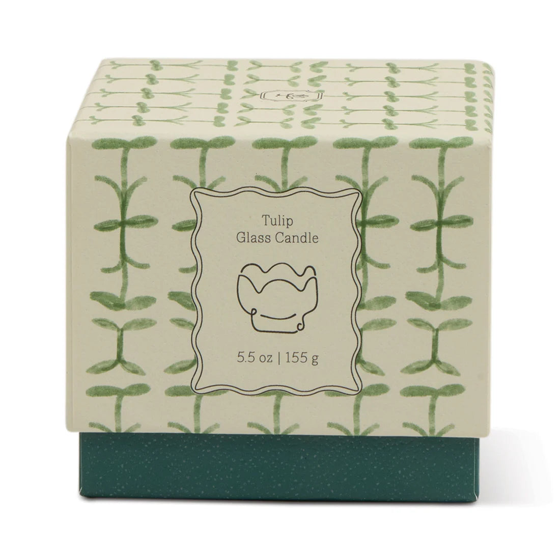 Verbena + Lemongrass Tulip 5.5oz Candle