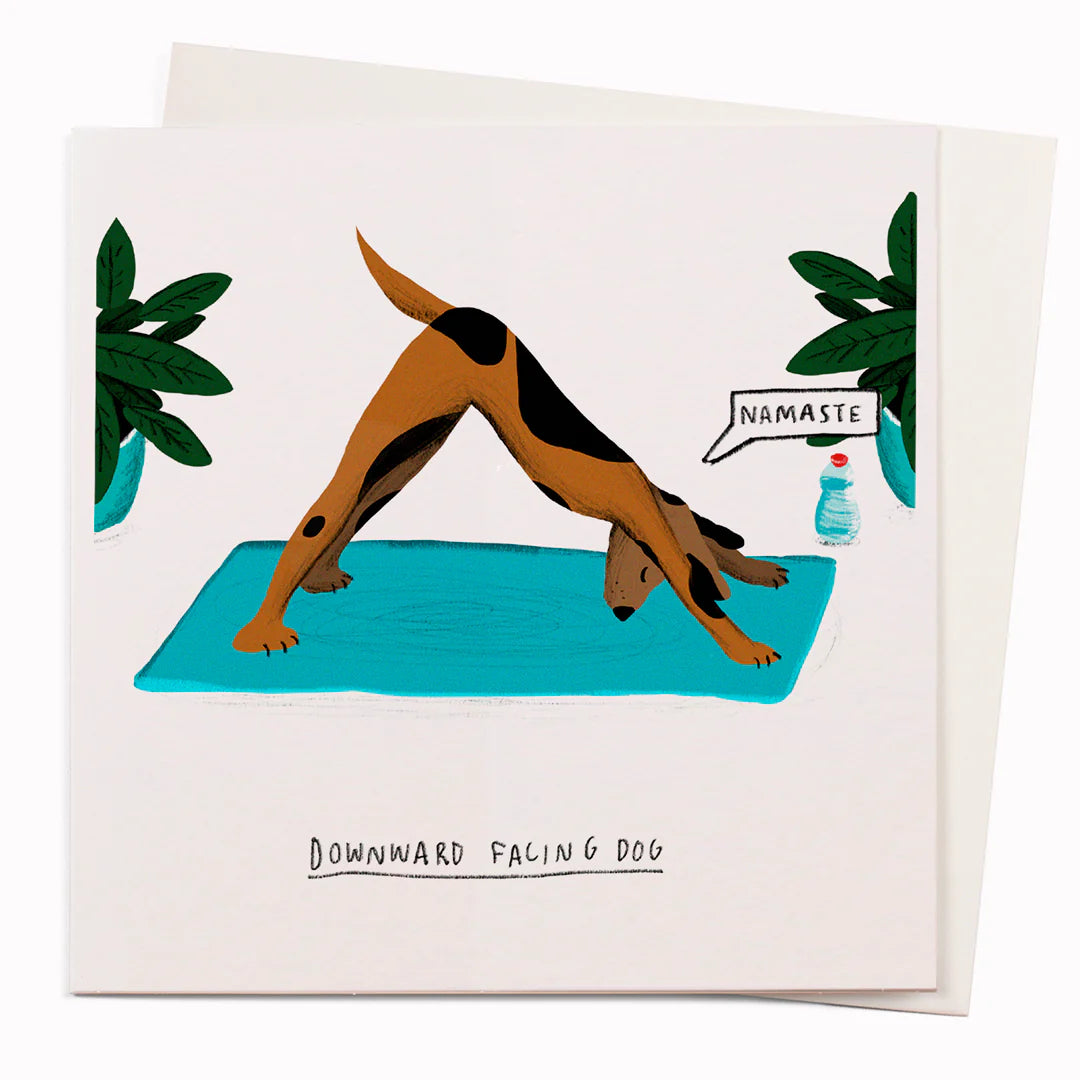 Downward Dog Card