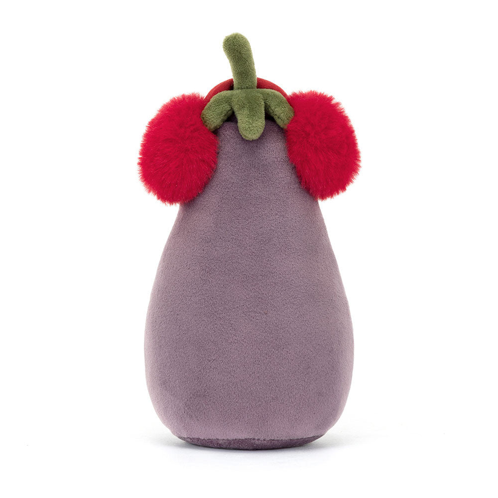 Toastie Vivacious Red Eggplant Plush Toy