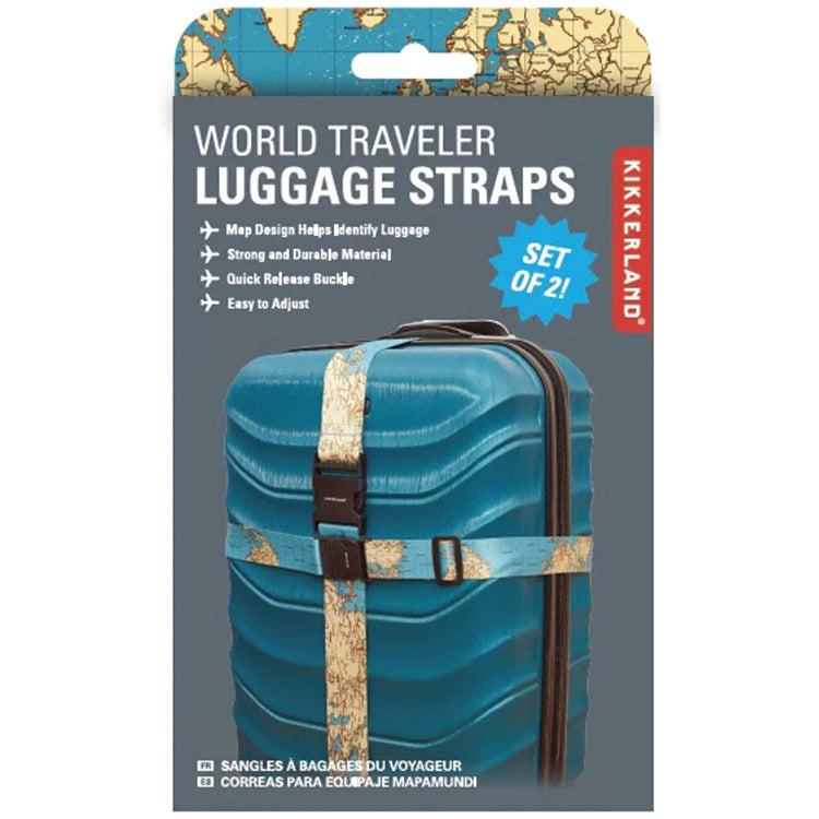 World Traveler Luggage Straps Juxtapose Cards Gifts