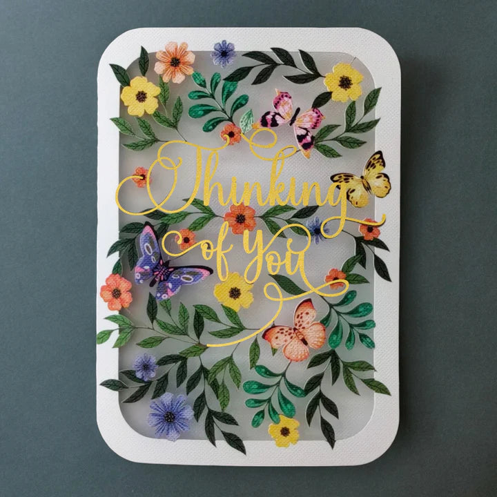 Thinking Of You Laser Cut Card