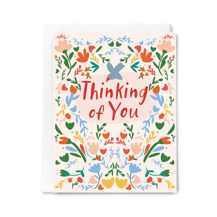Thinking of You Floral Card