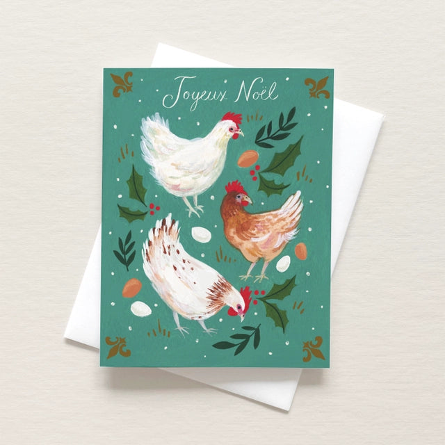 Three French Hens Card