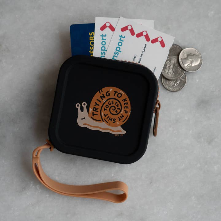Trying Zipper Silicone Coin Pouch