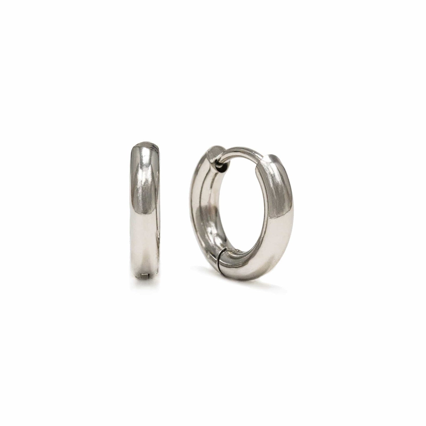Tube 10mm Huggie Earrings