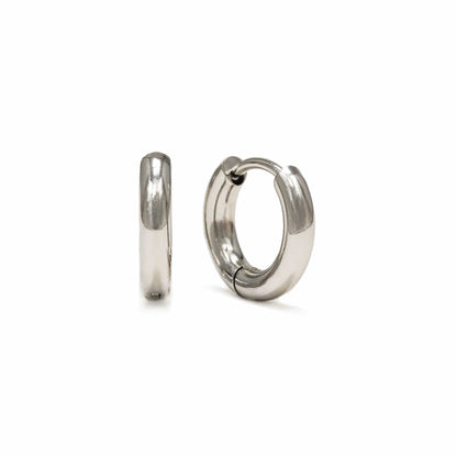 Tube 10mm Huggie Earrings