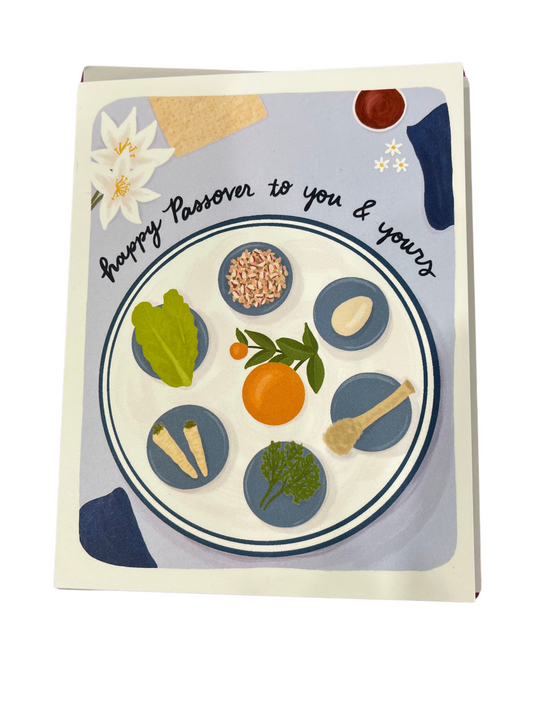 Passover Seder Plate Card