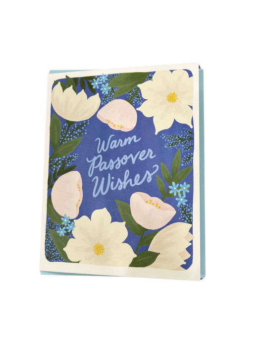 Floral Passover Card