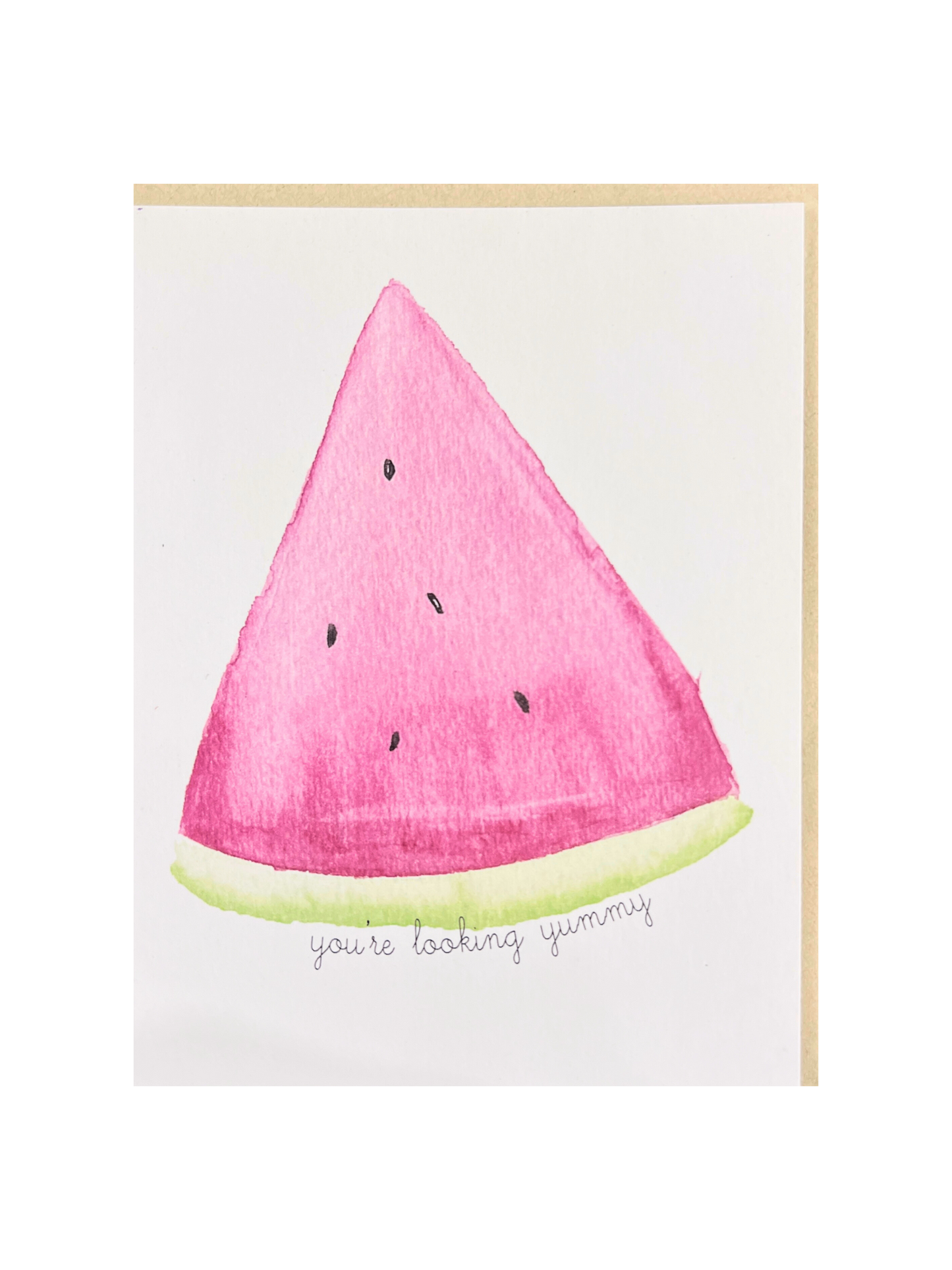 Watermelon Slice Card