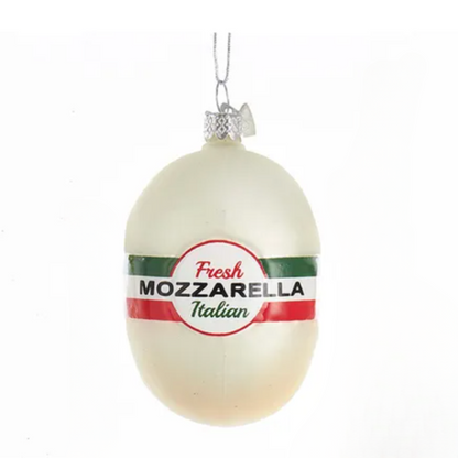 Glass Italian Cheese Ornament