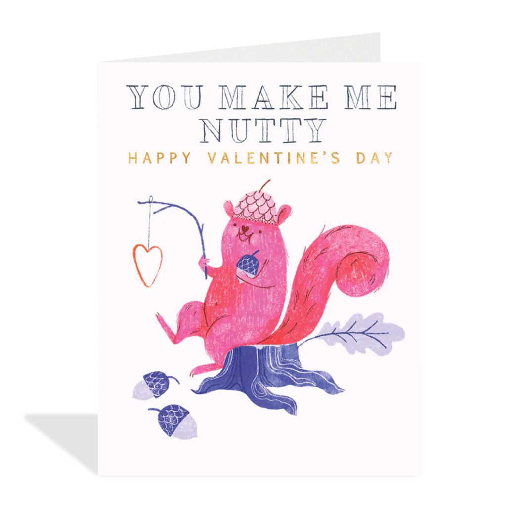 Valentine Squirrel Card