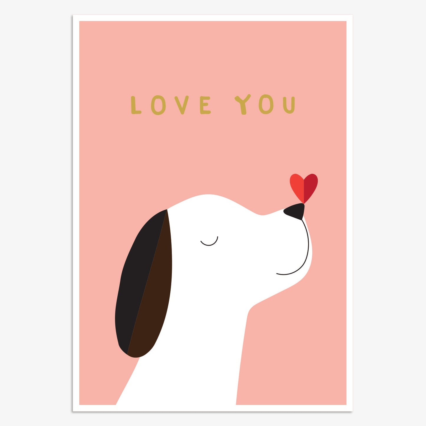 Love You Pup Card