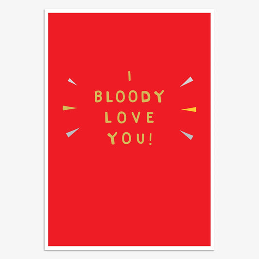 Bloody Love You Card