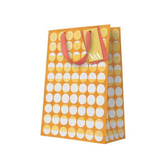 Playful Geometrics Yellow Eclipse Gift Bag Large