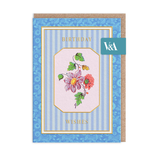 Cottagecore Flower on a Vine Greeting Card