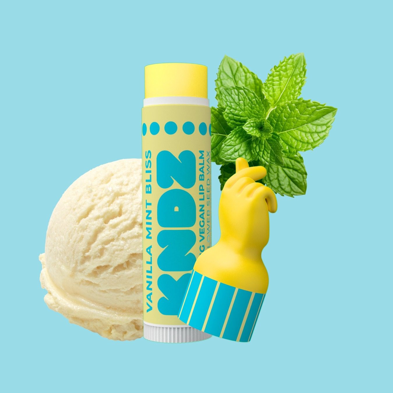 Love Vanilla Mint Bliss Vegan Lip Balm