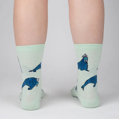 Women's Crew Socks And I Walrus Love You