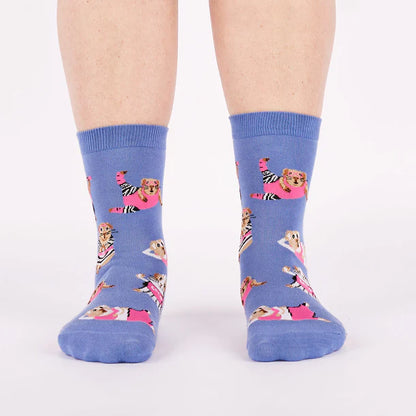 Women's Crew Socks Weight For It
